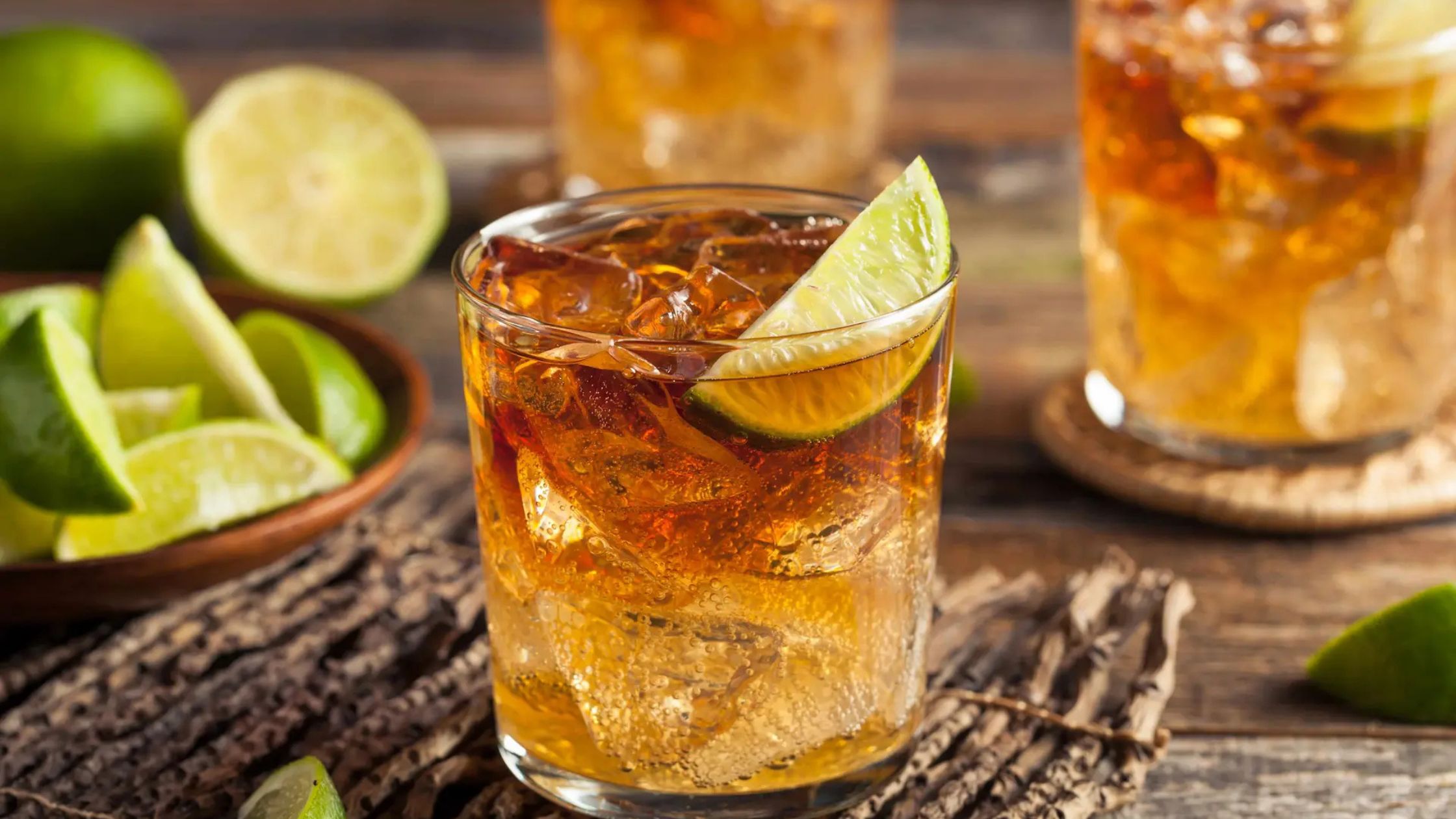 dark rum cocktail 